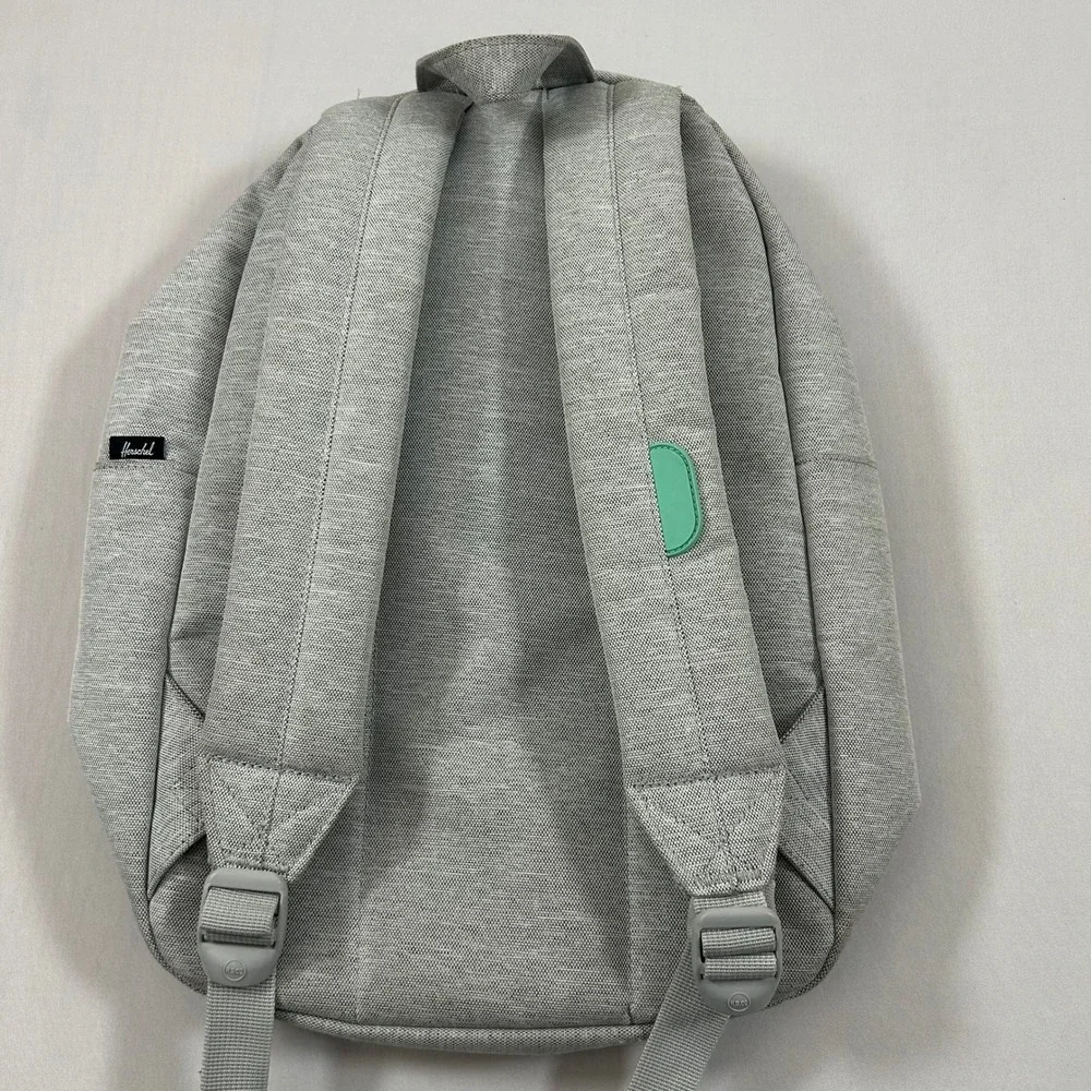 Herschel Heritage Backpack Light Gray 21.5L Laptop School Travel Bag Lightweight